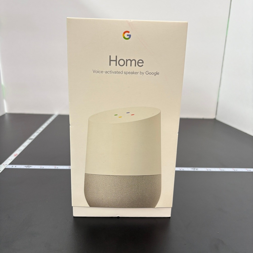 Google Home Smart Speaker One Size White Slate GA3A00417A14 New Sealed